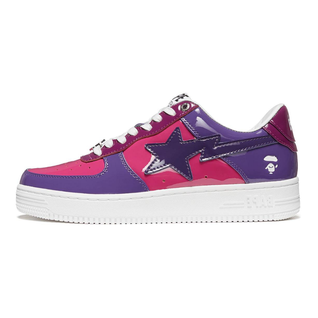 Bape Bapesta Purple Pink