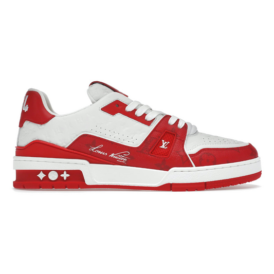 LV Monogram Red Trainer