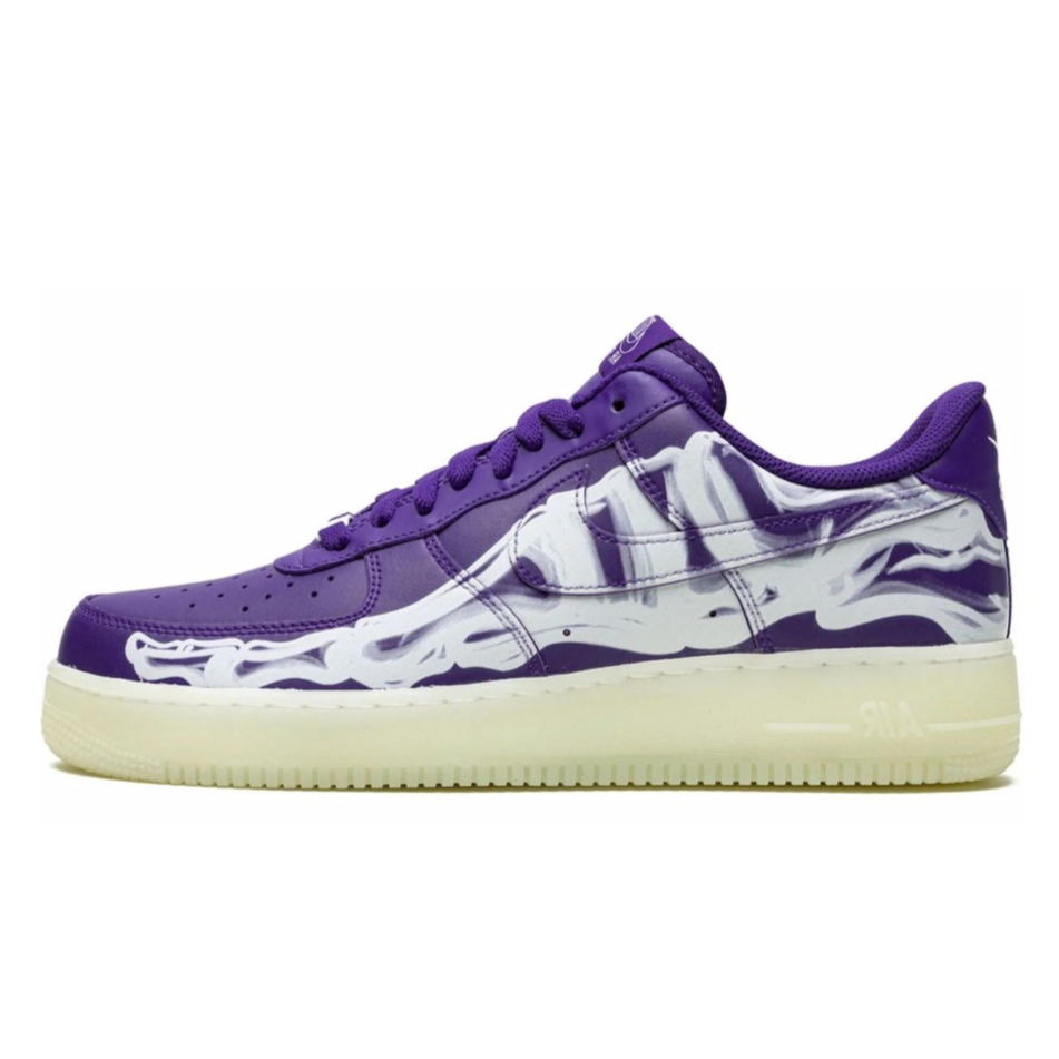 AF1 'Skeleton' Purple