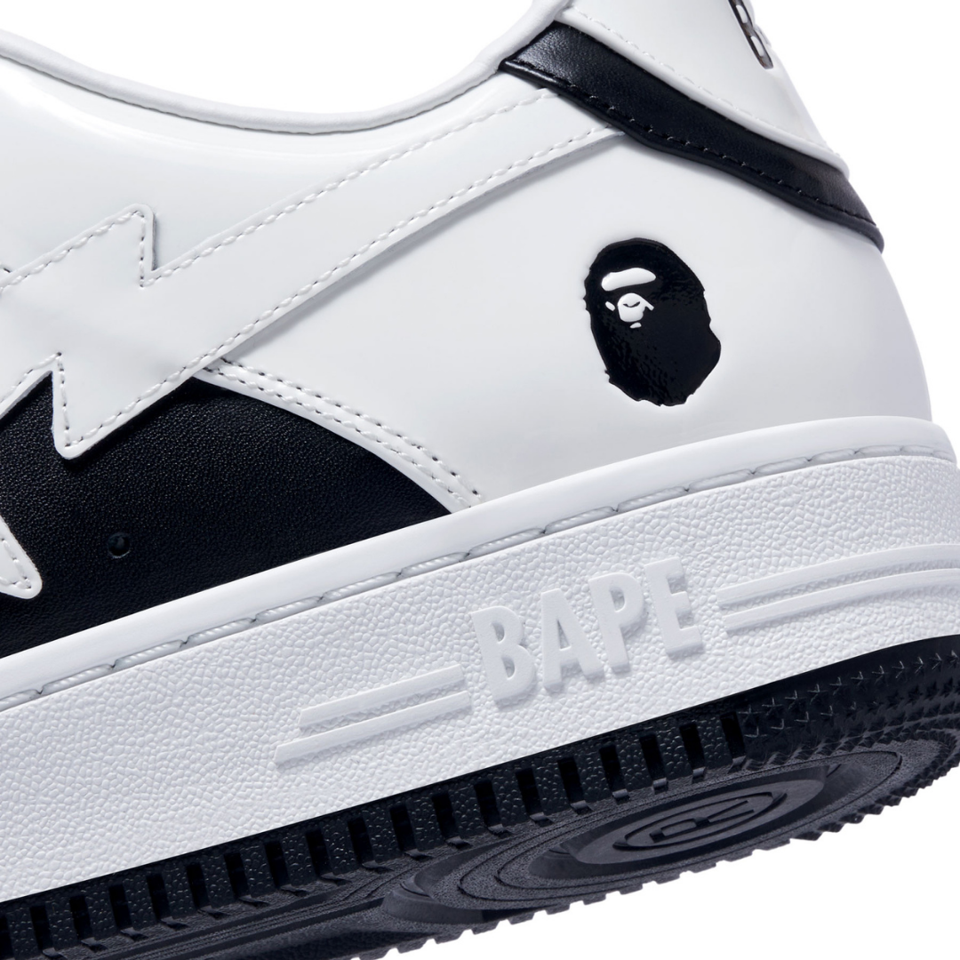 Bape Bapesta White Black