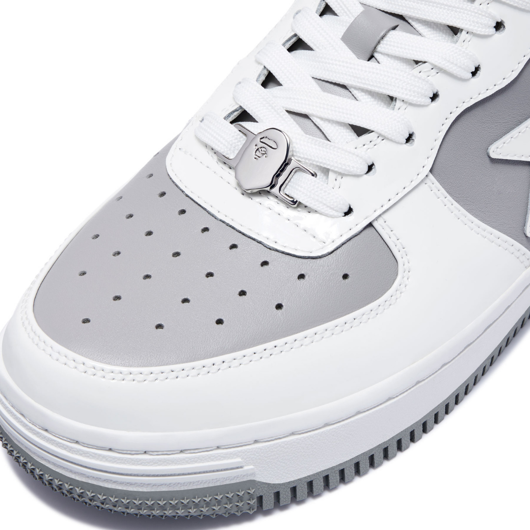 Bape Bapesta White Grey