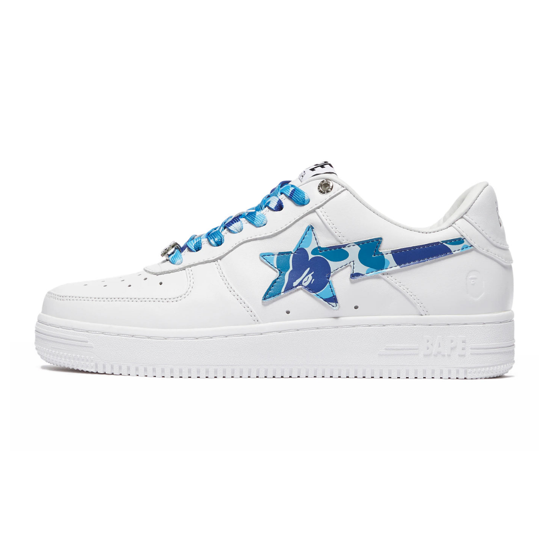 Bape Bapesta Camo Blue